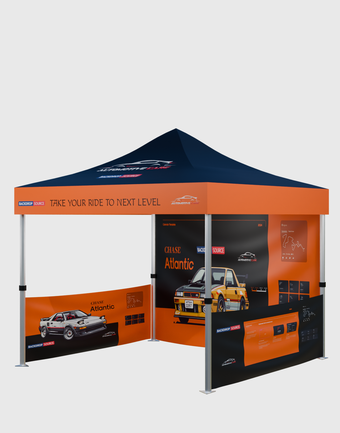 pop up canopy tents Heavy Duty Custom Canopy Tent – 10ft x 10ft Branded Outdoor Shelter – Backdropsource