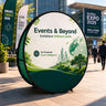 Round Fabric Pop Up Banners – Double Side Printed