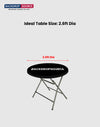 Round Stretch Table Topper
