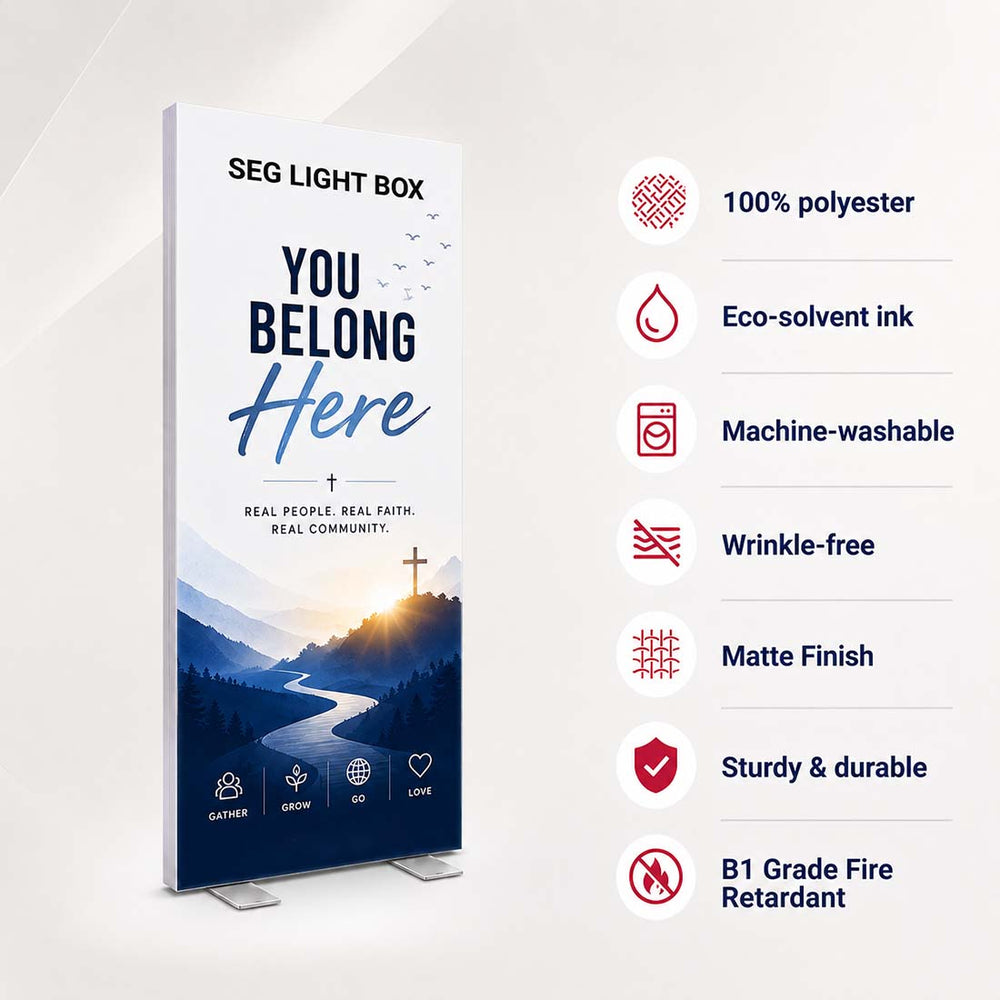 Church SEG Backlit Panel — Compact