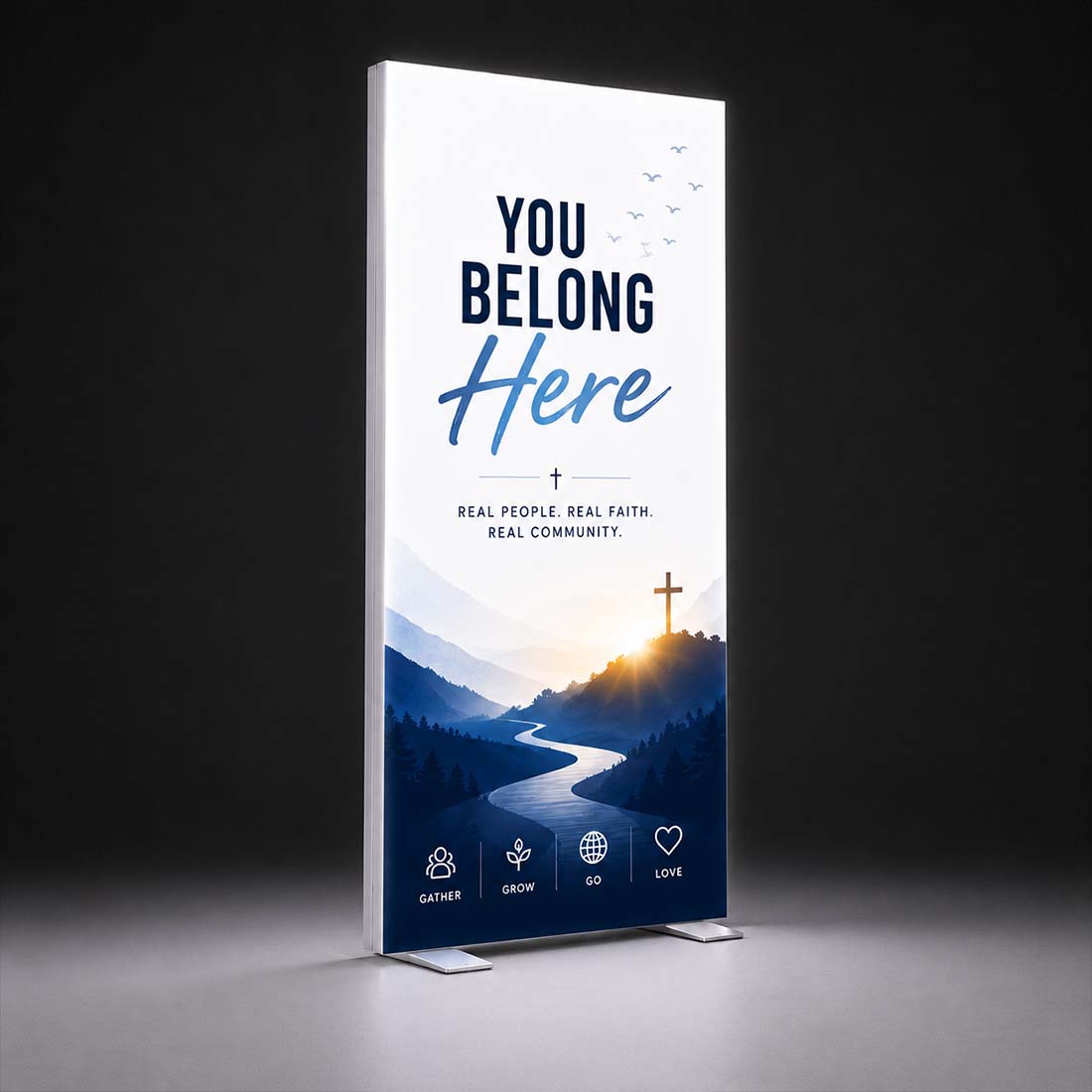 Church SEG Backlit Panel — Compact