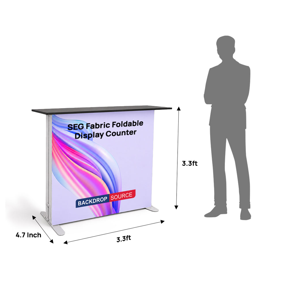 SEG Fabric Foldable Display Counter (Non-Lit)