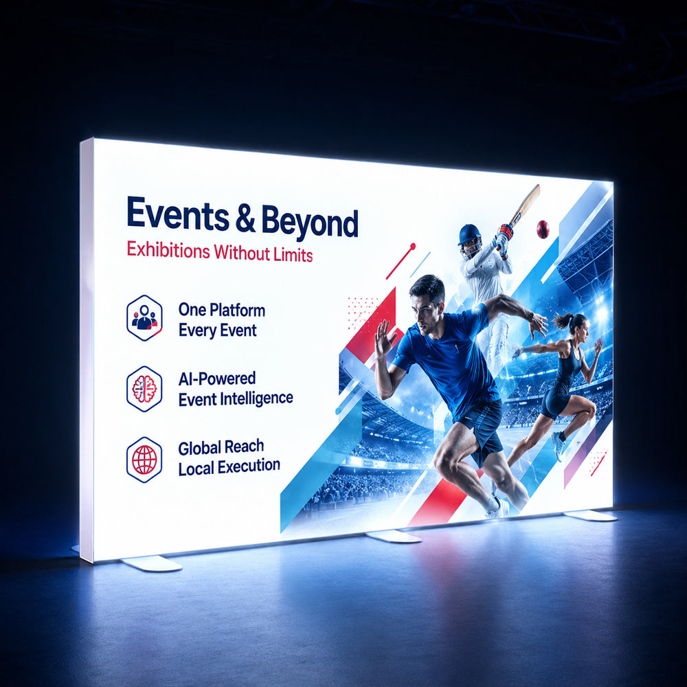 SEG Fabric LED Light Box Display - 13ft W x 8.2ft H