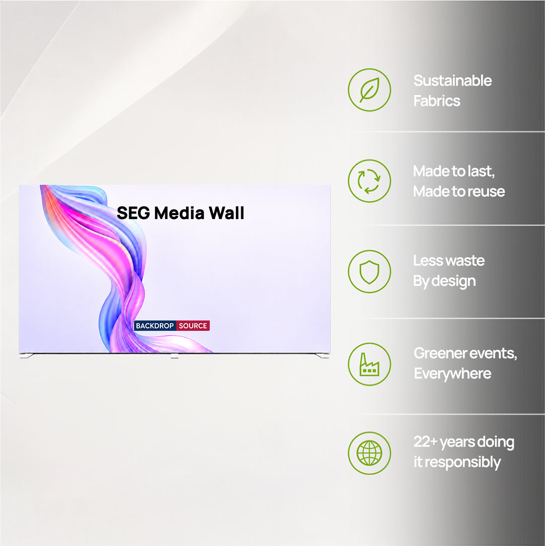 20ft SEG Media Wall for Graduation & Campus Ceremonies