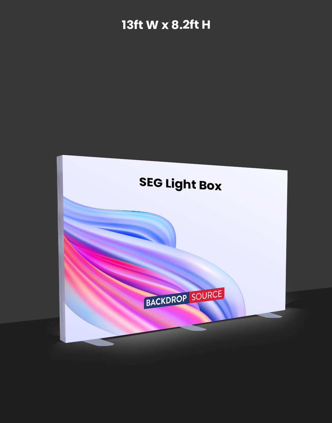 SEG Fabric LED Light Box Display - 13ft W x 8.2ft H