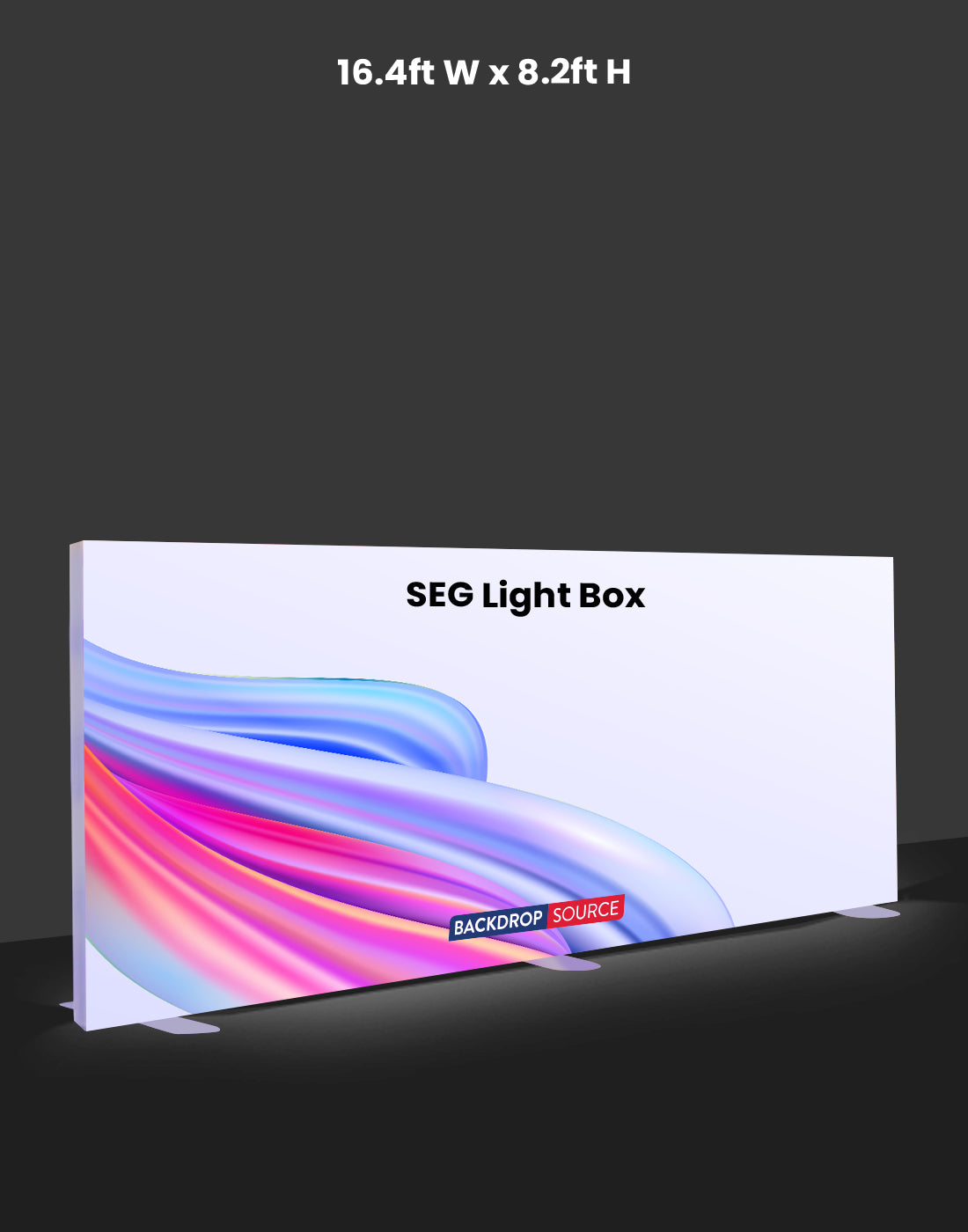 SEG Fabric LED Light Box Display – 16.4ft x 8.2ft Backlit Exhibition ...