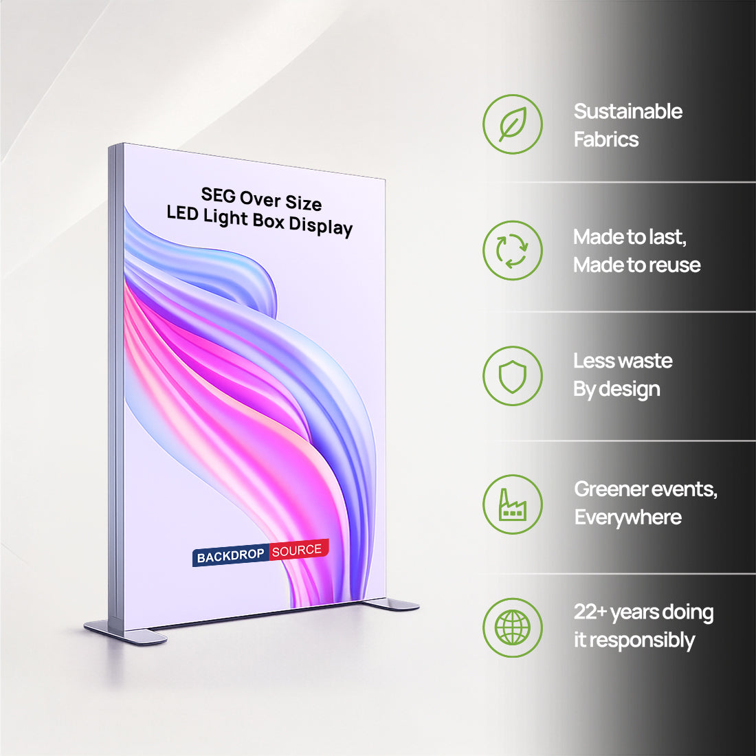 SEG Over Size LED Light Box Display - 13ft Height