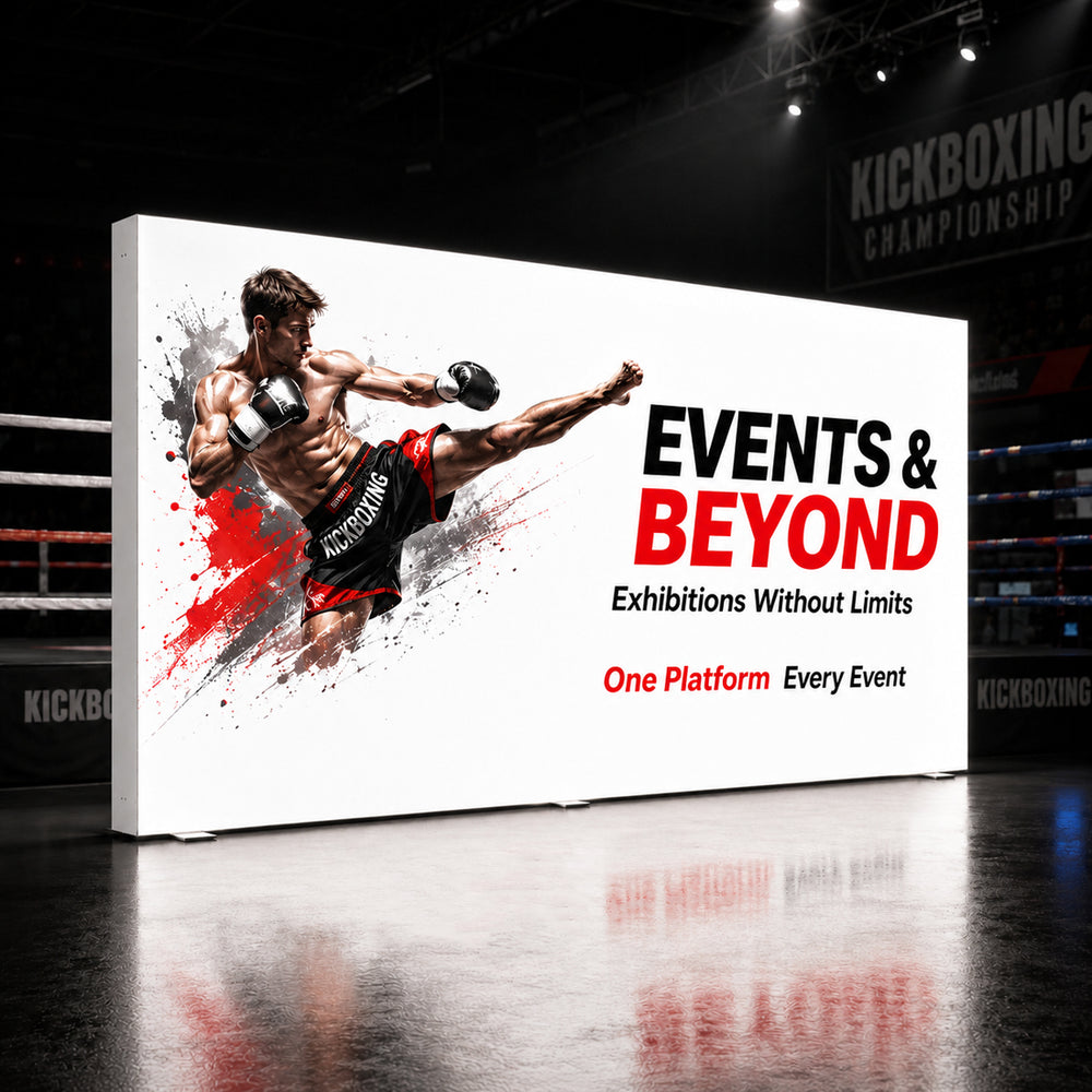 SEG Fabric LED Light Box Display - 20ft Wide