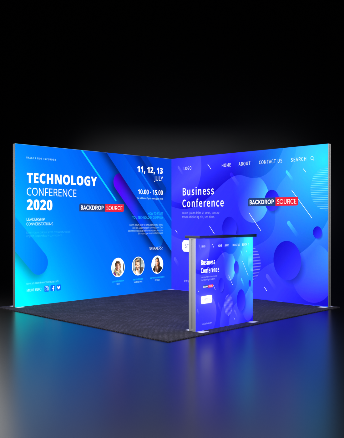 SEG Modular Lightbox Display Kit - Model 4 | Large Backlit Exhibit ...