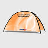 Semi-Circle Fabric Pop Up Banners  (Double Side Printed)
