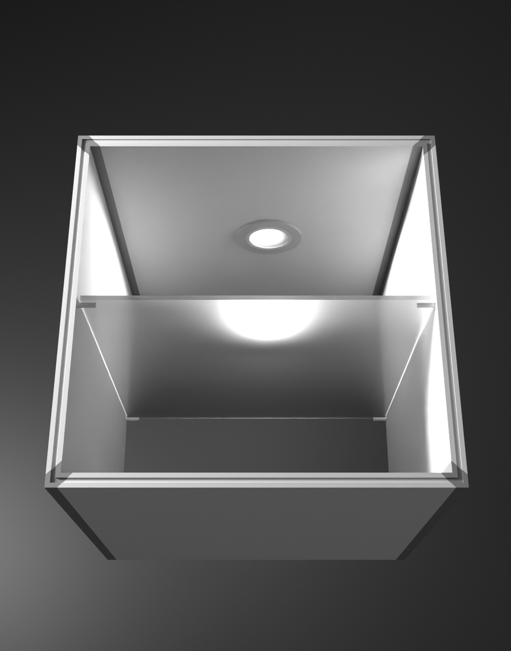 SEG Popup - Internal Showcase with Recessed Led Ring