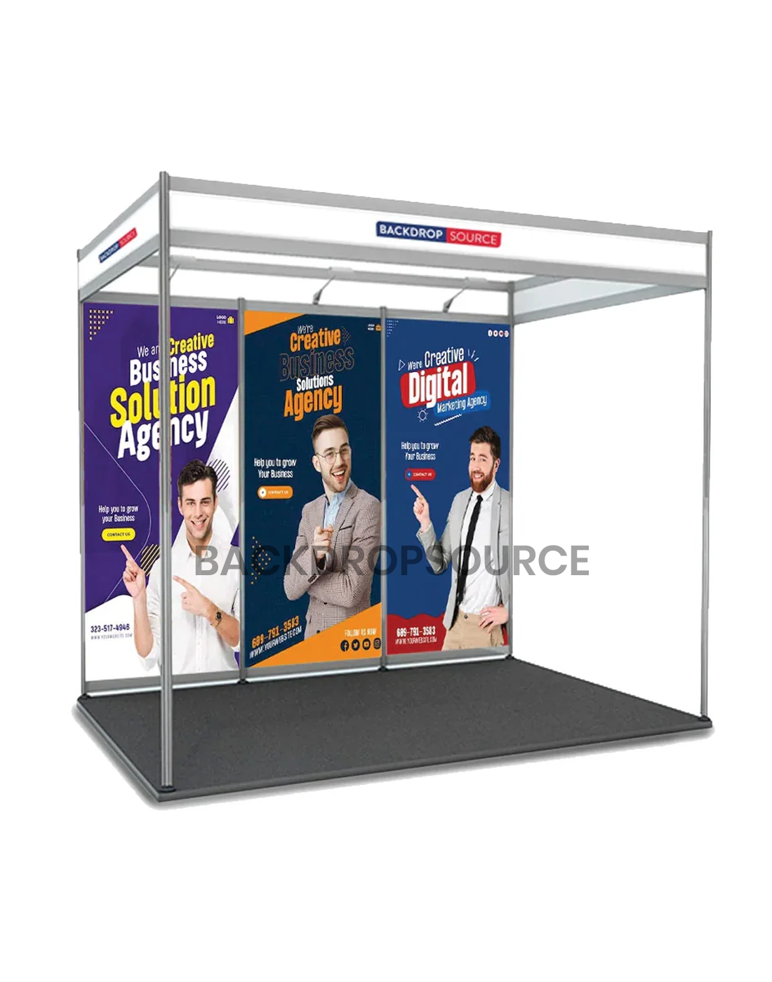 Full Coverage Shell Scheme Graphics | Seamless Trade Show Panels USA ...