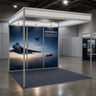 Shell Scheme Exhibition Graphics for 10ft Wide x 10ft Depth Booth