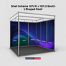 Shell Scheme Exhibition Graphics for 10ft Wide x 10ft Depth Booth