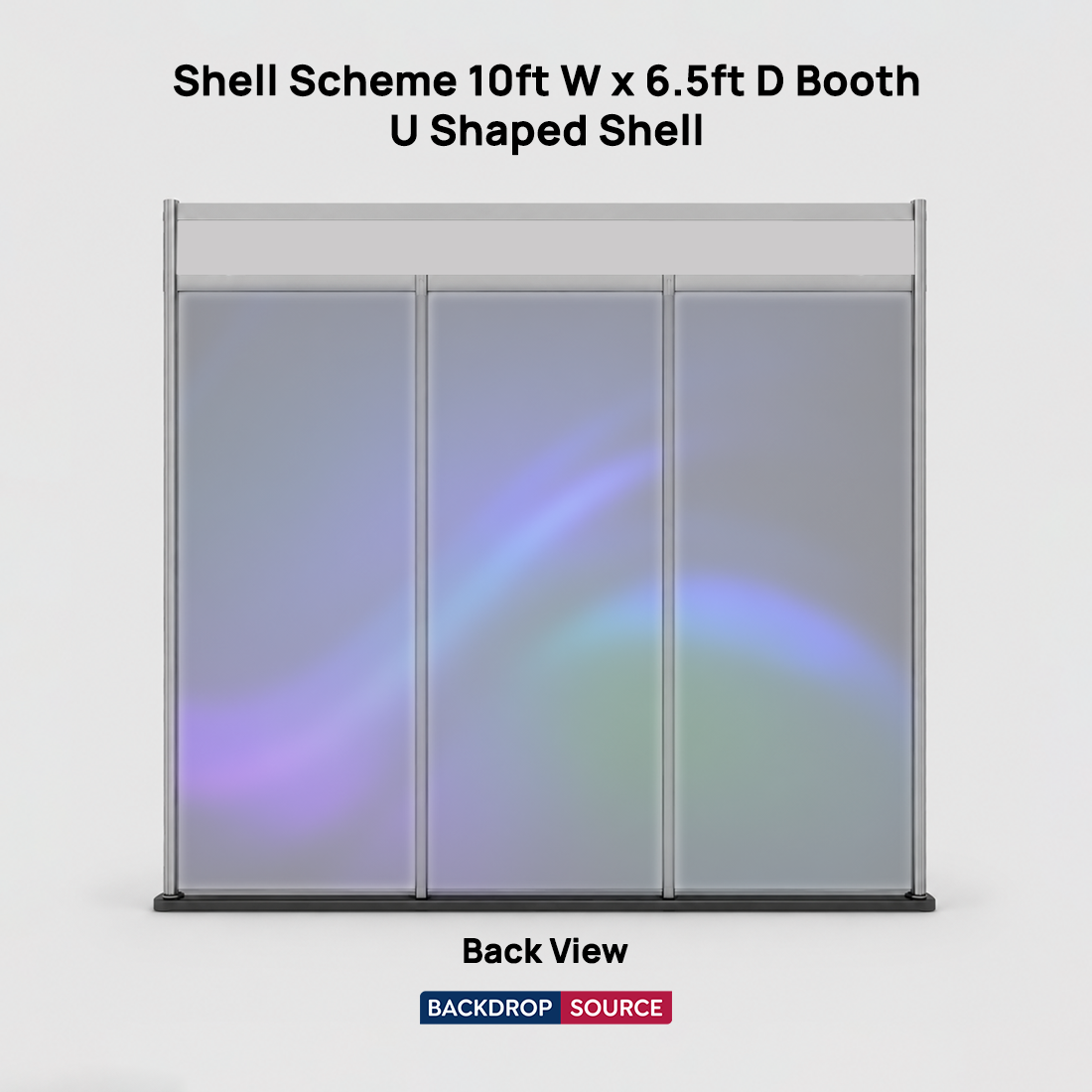 Shell Scheme Exhibition Graphics for 10ft Wide x 6.5ft Depth Booth