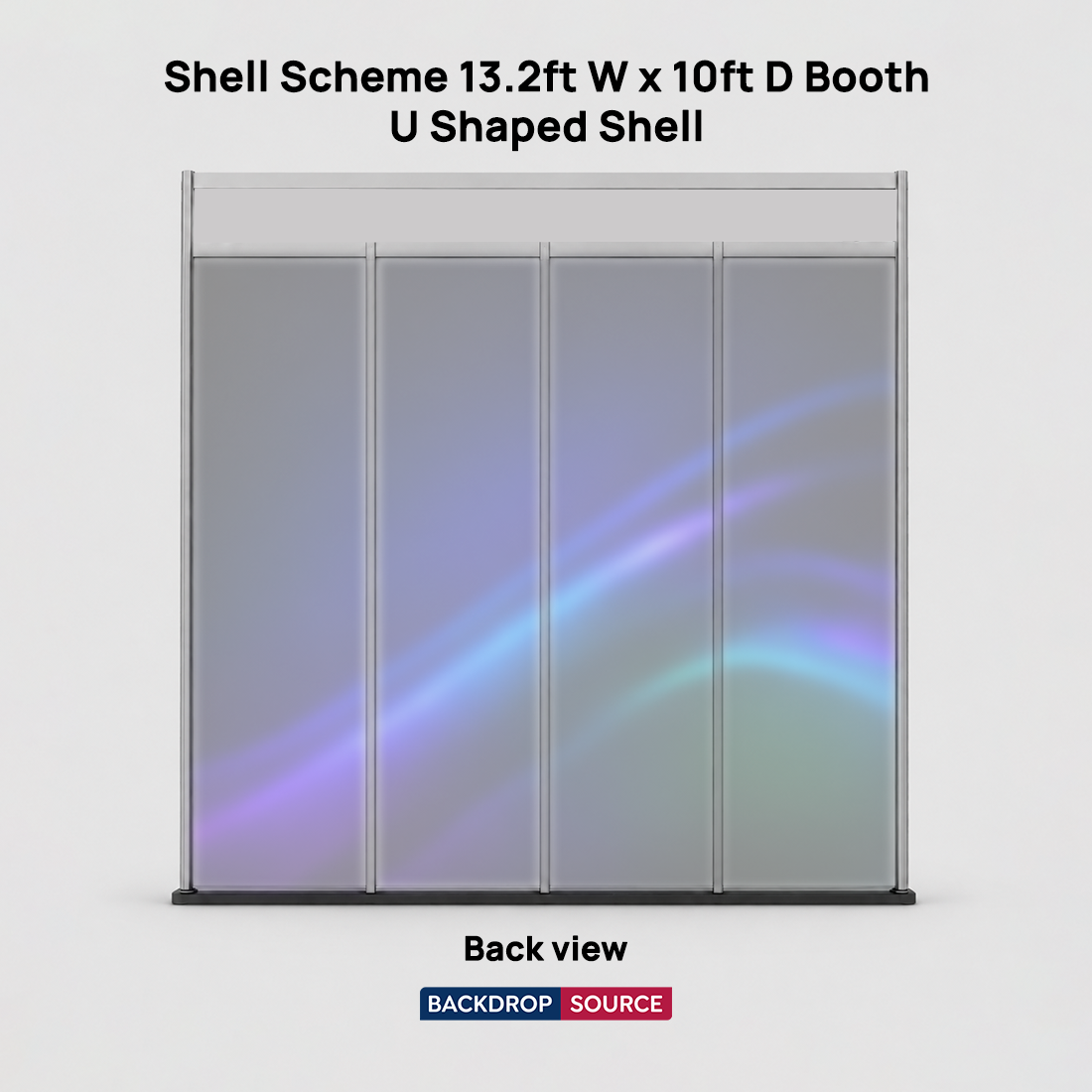 Shell Scheme Exhibition Graphics for 13.2ft Wide x 10ft Depth Booth