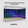 Shell Scheme Exhibition Graphics for 16.4ft Wide x 10ft Depth Booth