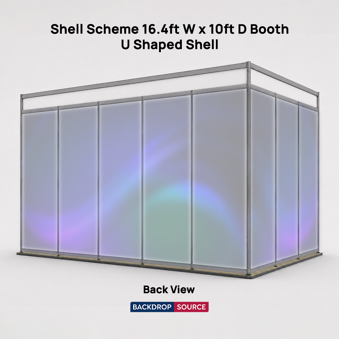 Shell Scheme Exhibition Graphics for 16.4ft Wide x 10ft Depth Booth
