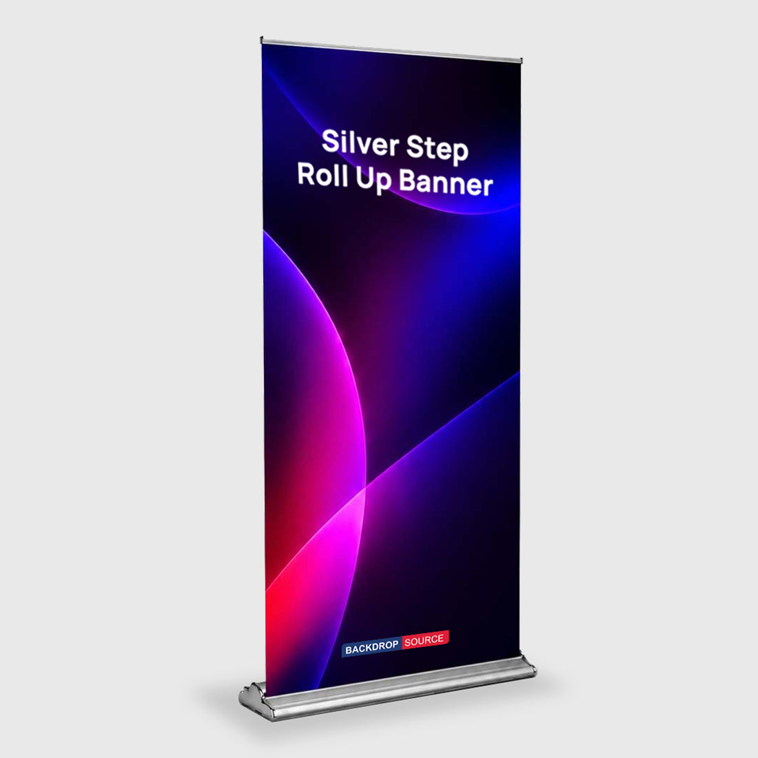 Silver Step Roll Up Banner