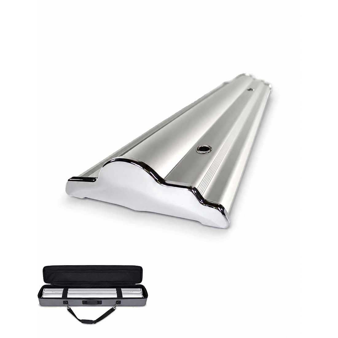 Silver Step Roll Up Banner
