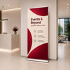 Silver Step Roll Up Banner