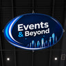 Sky Tube Ellipse Hanging Banner - Face Down