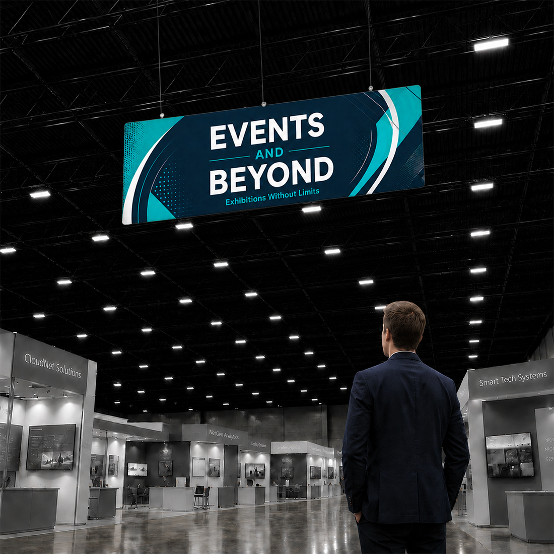 Sky Tube Flat Panel Hanging Banner