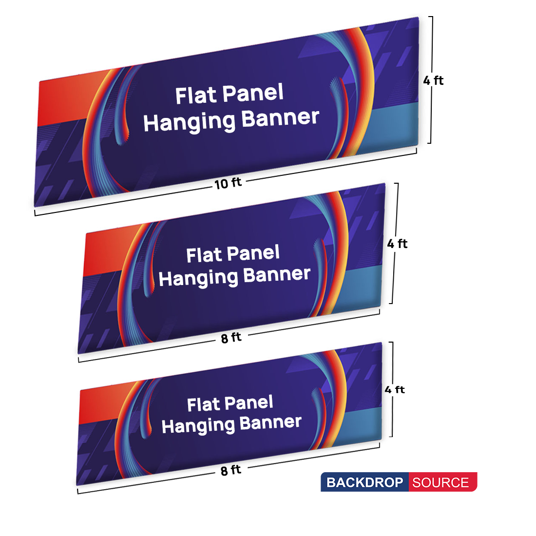 Sky Tube Flat Panel Hanging Banner