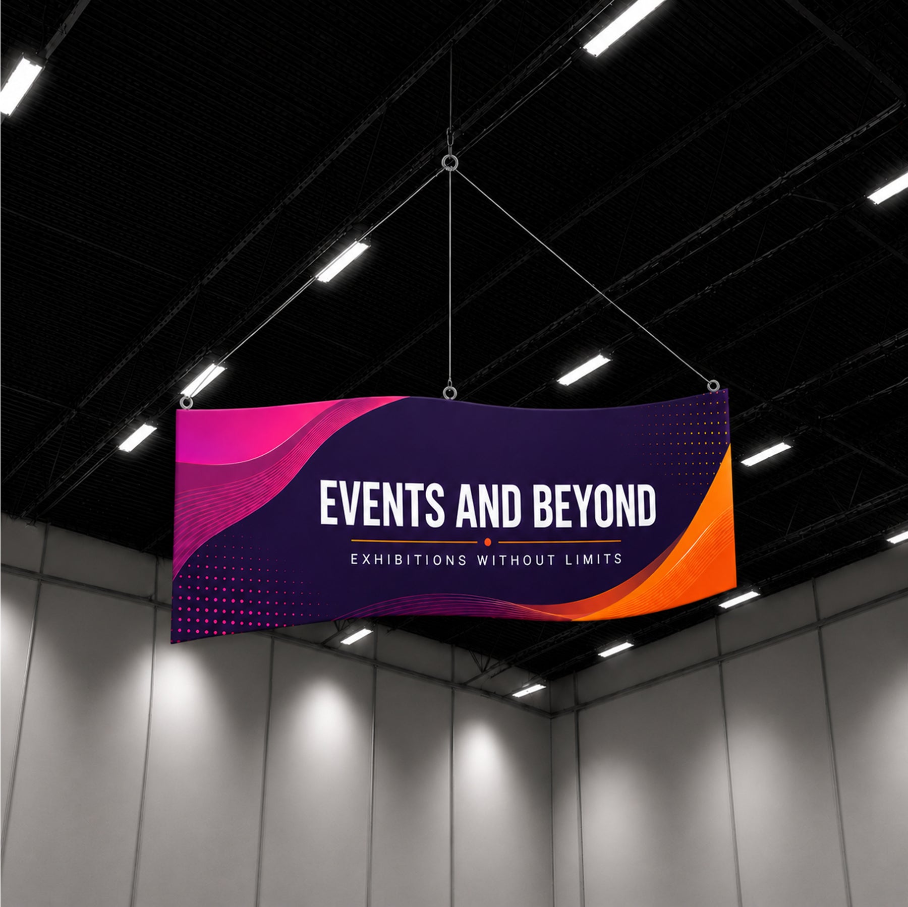 Sky Tube Wave Hanging Banner