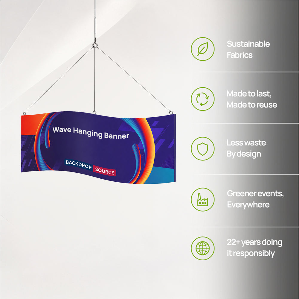 Sky Tube Wave Hanging Banner