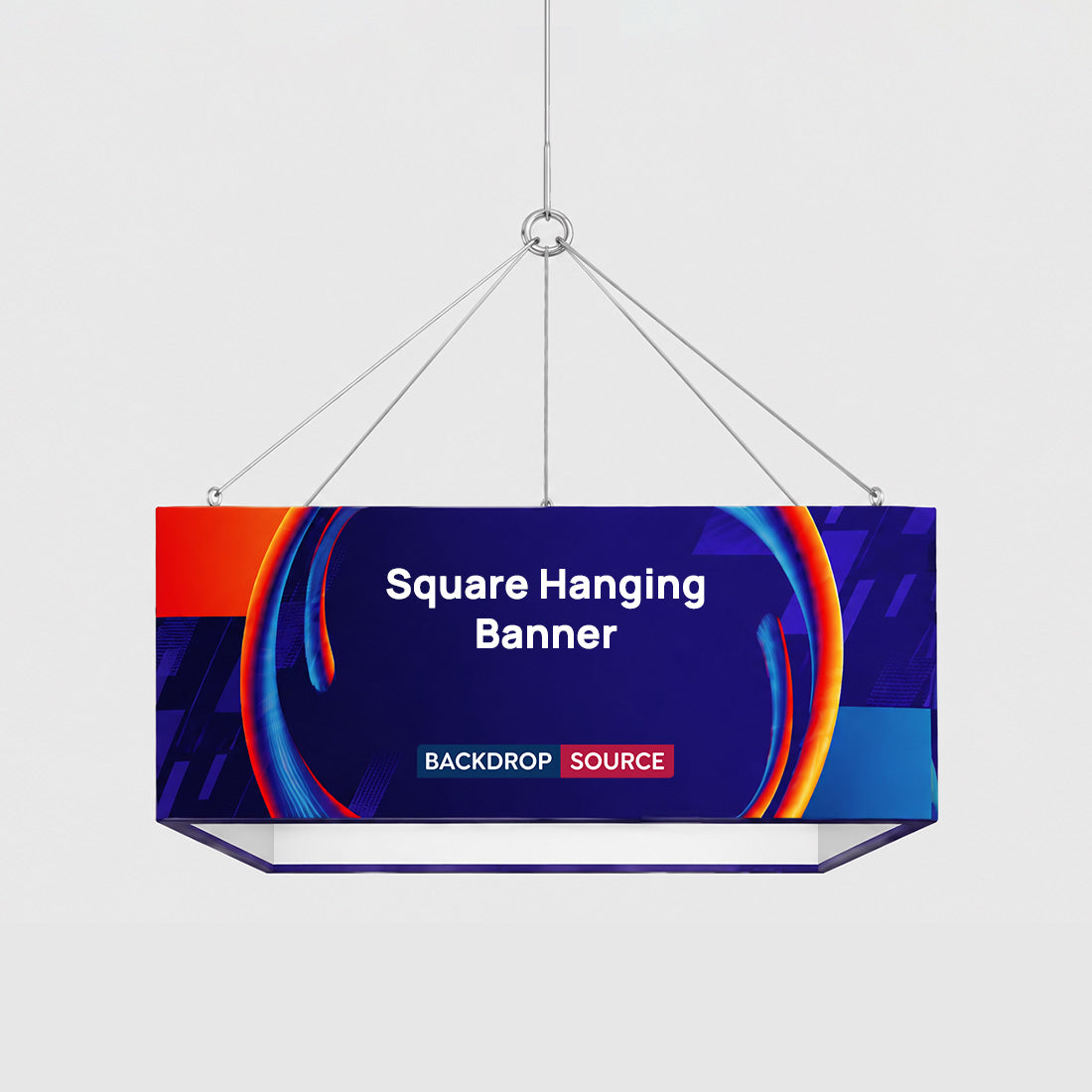 Sky Tube Square Hanging Banner