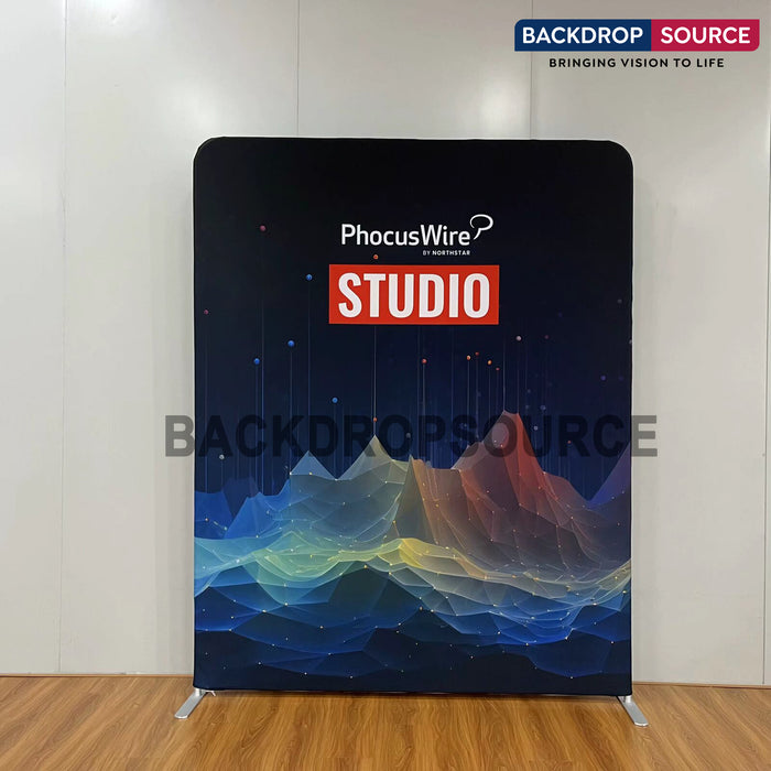 Straight Tension Media Wall