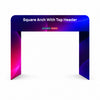 Square Fabric Arch Entrance with Top Header