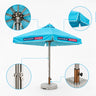 Square Patio Umbrella With Valances – 6.5ft x 6.5ft