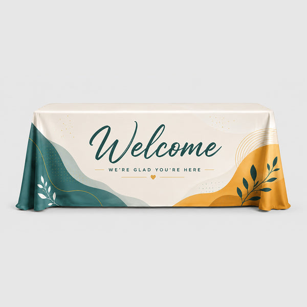 Church Standard Check-In Table Cover