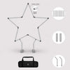 Star-Shaped Pentagram Event Backdrop Wall