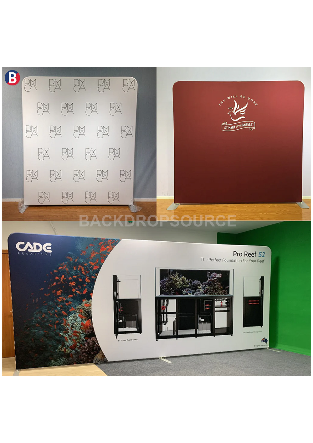 Premium Straight Tension Fabric Backdrop Display