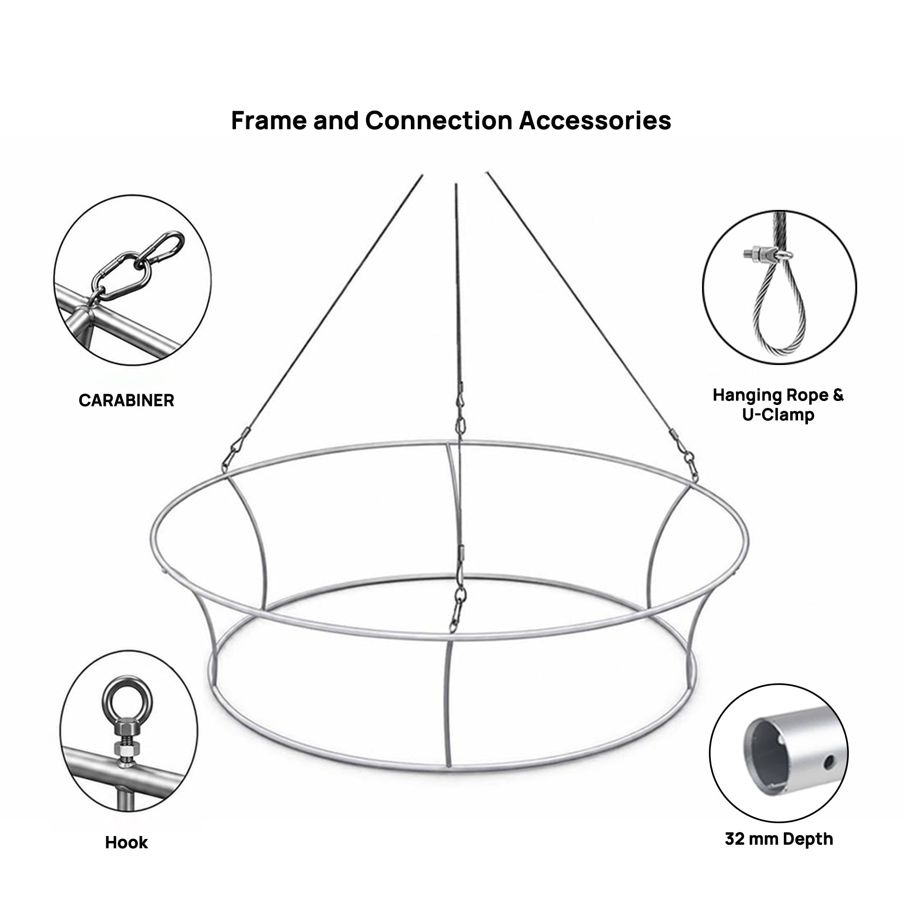 Tapered Round Hanging Display