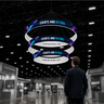 Tiered Circle Hanging Banner