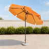 Tilting Patio Umbrellas With Valances – 8.8ft x 8.8ft