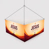 Church Triangle Hanging Banner