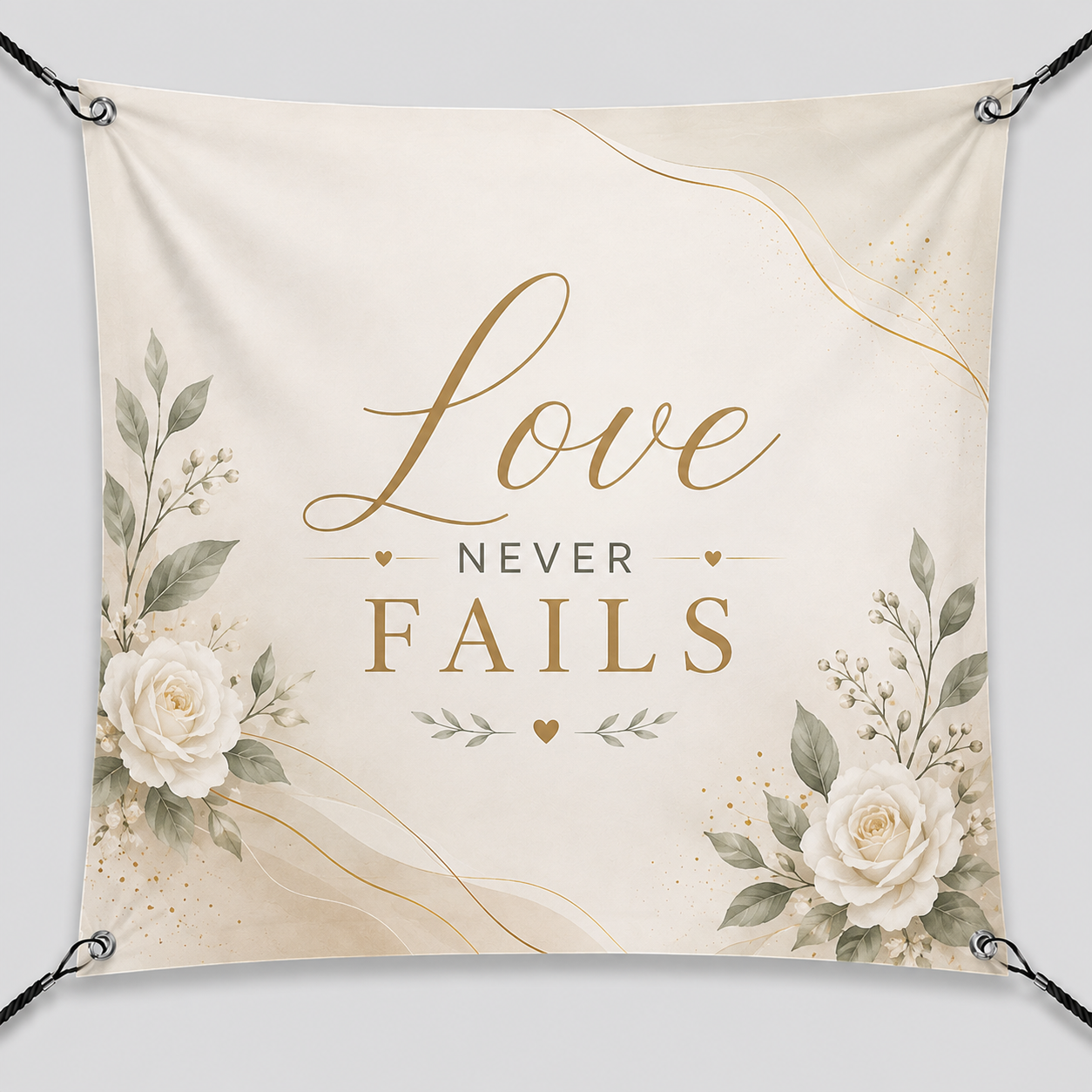 Church Sanctuary Wrinkle-Free Fabric Banner