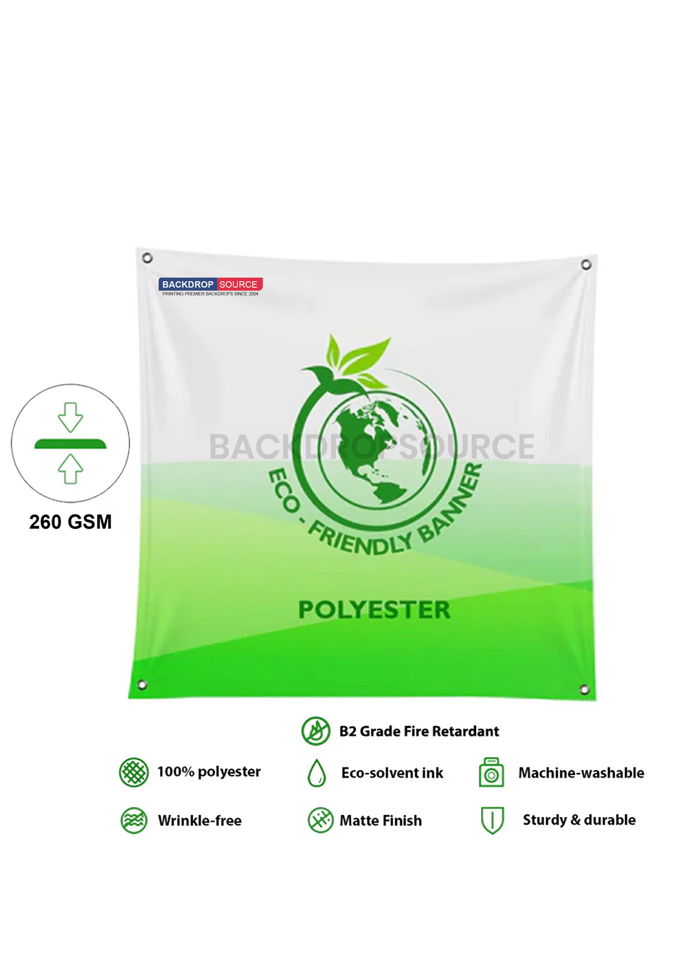 TrueKolor Eco-Friendly Wrinkle Free Fabric