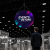 Vertical Hanging Disc Banner