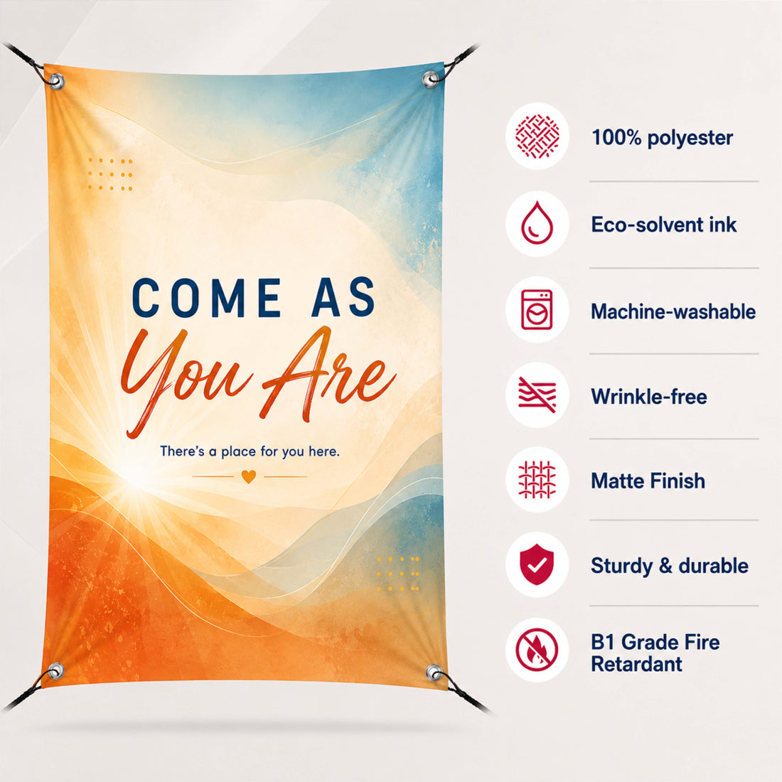 Church Worship Stage Tension Banner