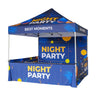 10ft x 10ft Fabric Event Tent with Folding Counter Table