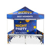 10ft x 10ft Fabric Event Tent with Folding Counter Table