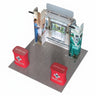 Magnetic Fabric Banner Stand Exhibition Kit with Rectangular Header & Pop-Up Booths - top view