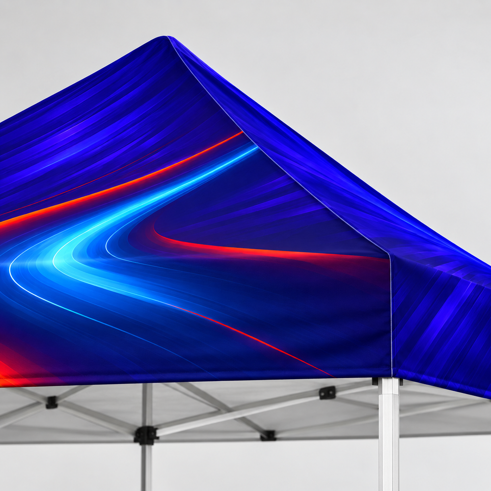 Seamless Canopy Tent – Custom Printed, No Seam Lines