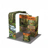 Magnetic Fabric Banner Stand & L-Shaped Display Exhibition Kit with Pop-Up Booth - angled right view